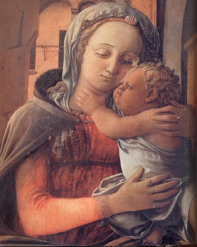 Details of Madonna and Child Enthroned, Fra Filippo Lippi